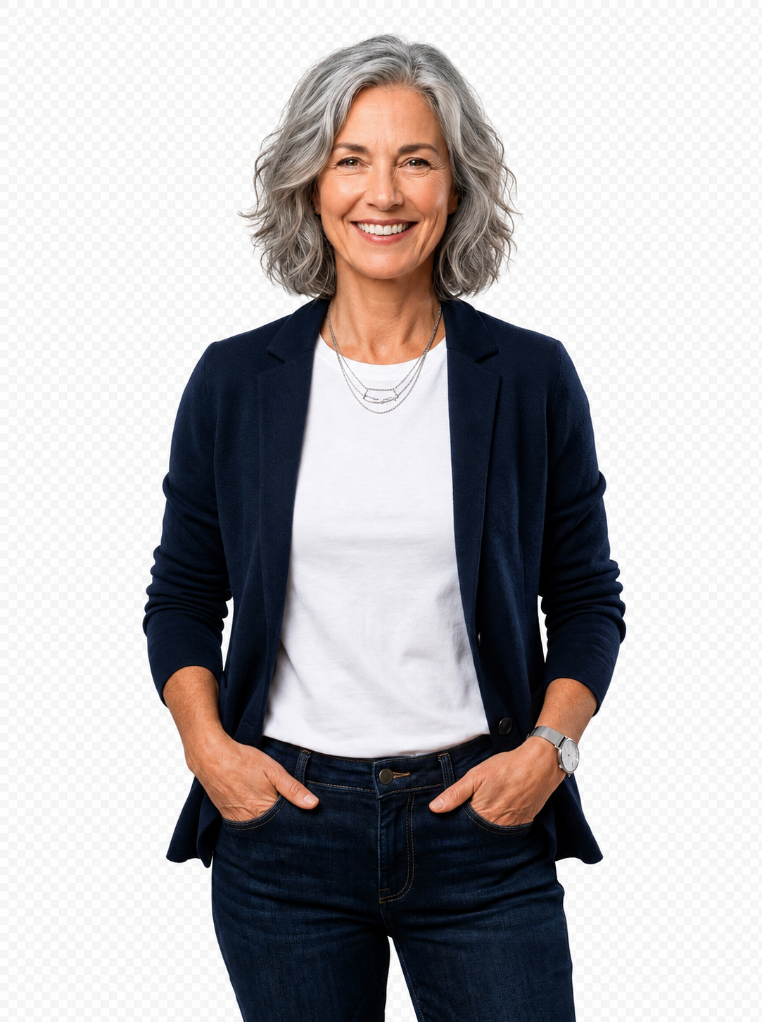 Smiling senior woman who protected her family with final expense coverage